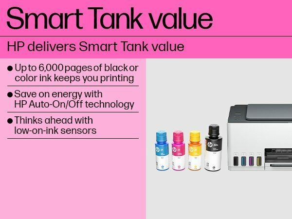HP Smart Tank 580 All-in-One WiFi Printer